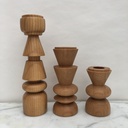 Trio Bougeoirs la Dame