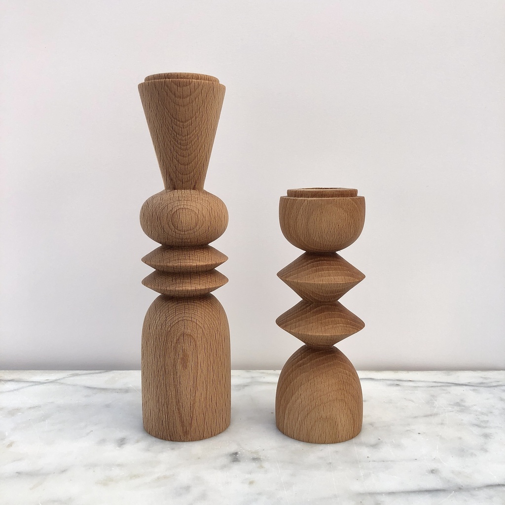 Duo Bougeoirs Zéphyr