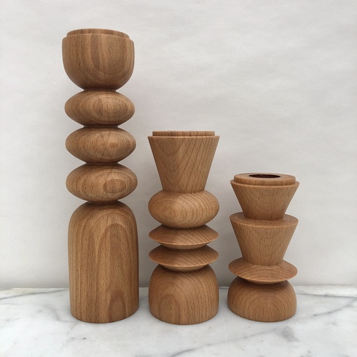Trio Bougeoirs Lumi